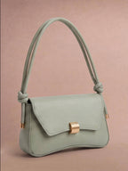 Women’s Shoulder Bag with Envelope Flap Design