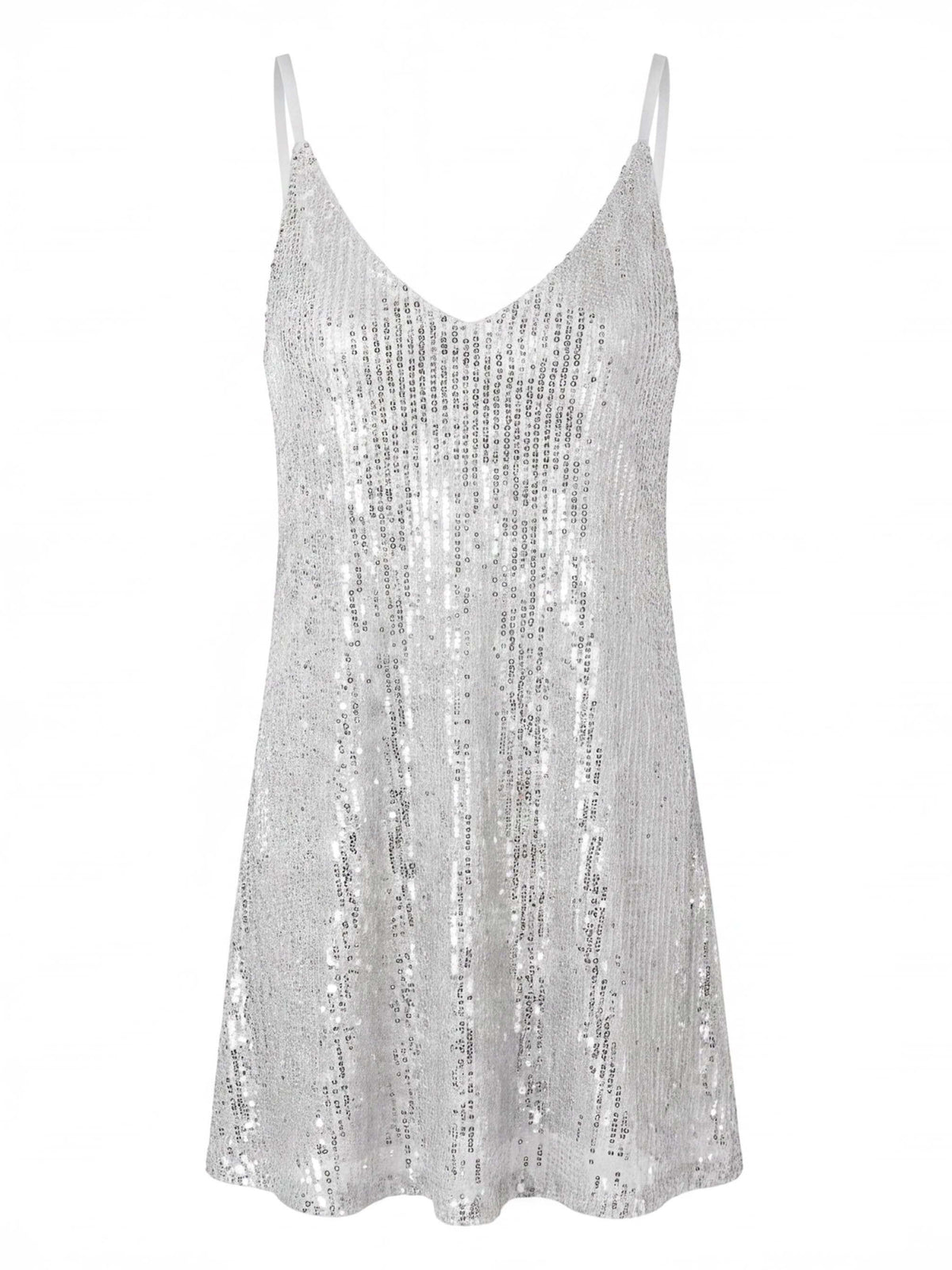 Women’s Sequin V-Neck Mini Party Dress
