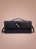 Women’s Woven Handle Shoulder Bag