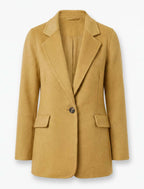 Women’s Jacket – Classic Lapel Long Sleeve Blazer