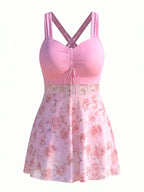 Women’s Paisley Skirted One-Piece Swimsuit