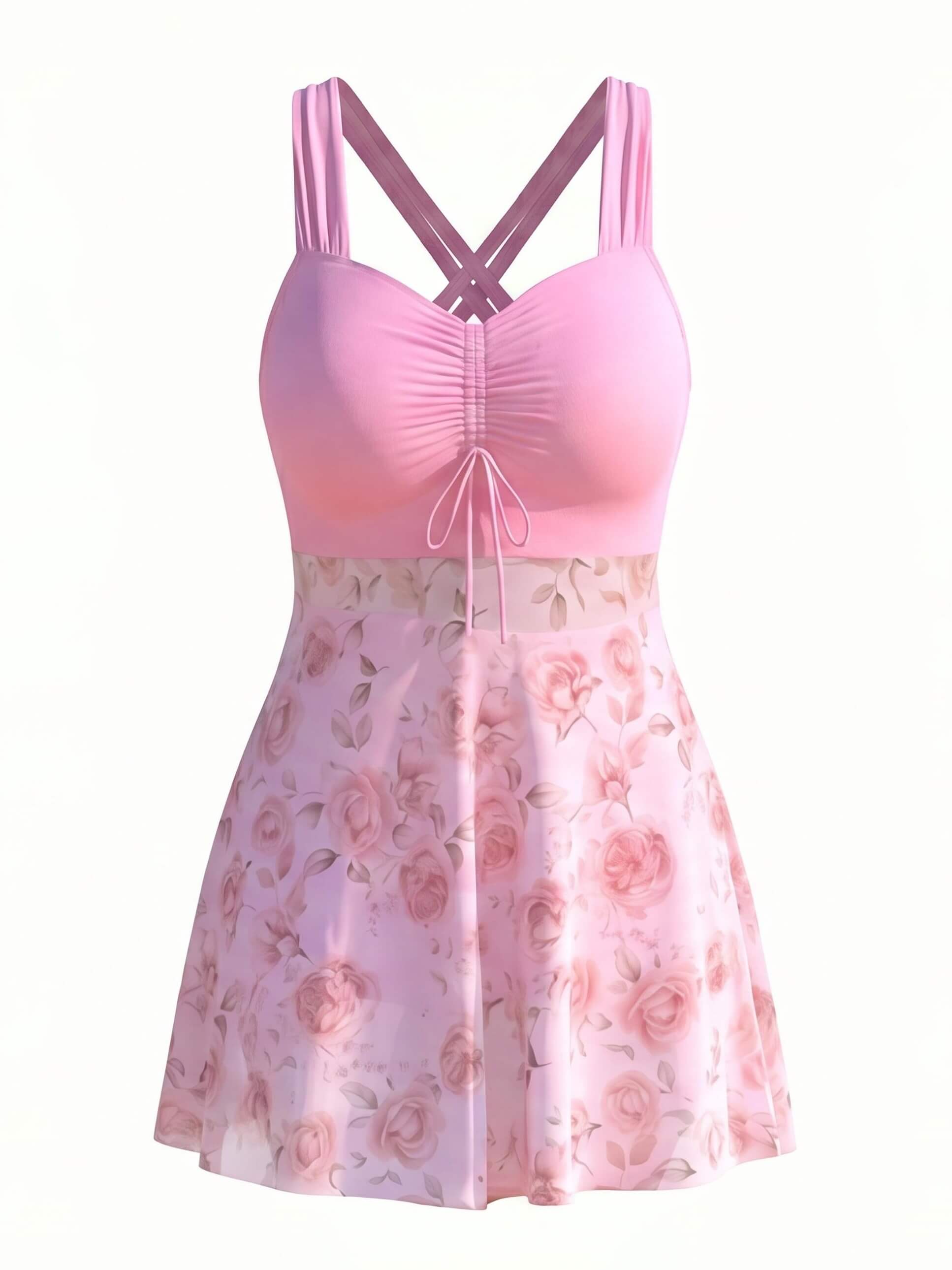Women’s Paisley Skirted One-Piece Swimsuit