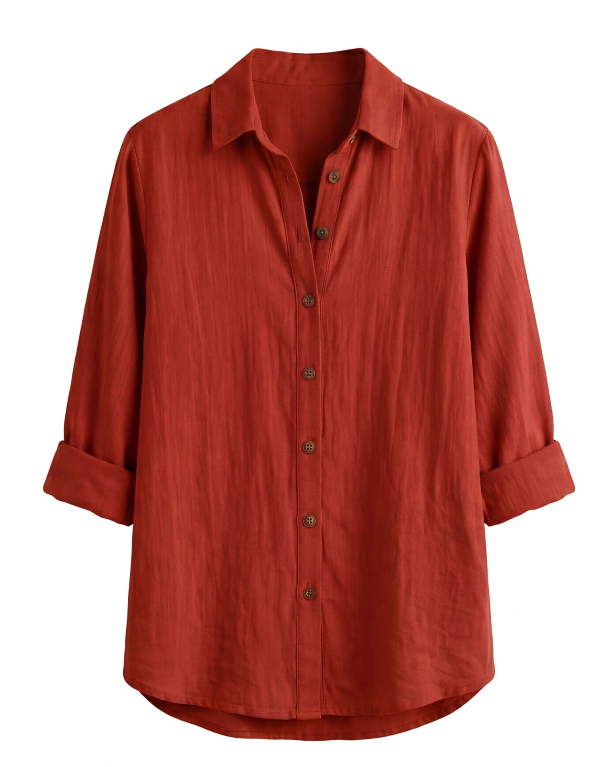 Women’s Top – Lightweight Long-Sleeve Relaxed Blouse