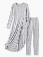 Women’s Ribbed Knit Two-Piece Set