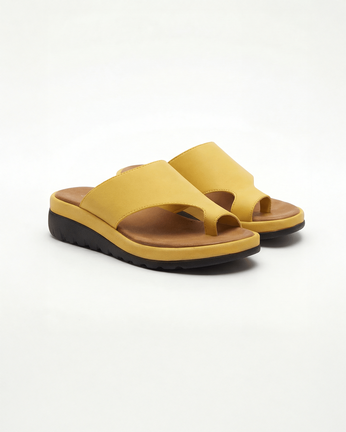 Women’s Platform Slide Sandals- Toe-Loop