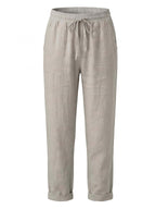 Women’s Drawstring Waist Tapered Trousers