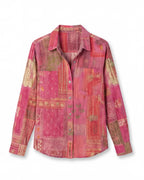 Women’s Top – Vintage Floral Printed Blouse