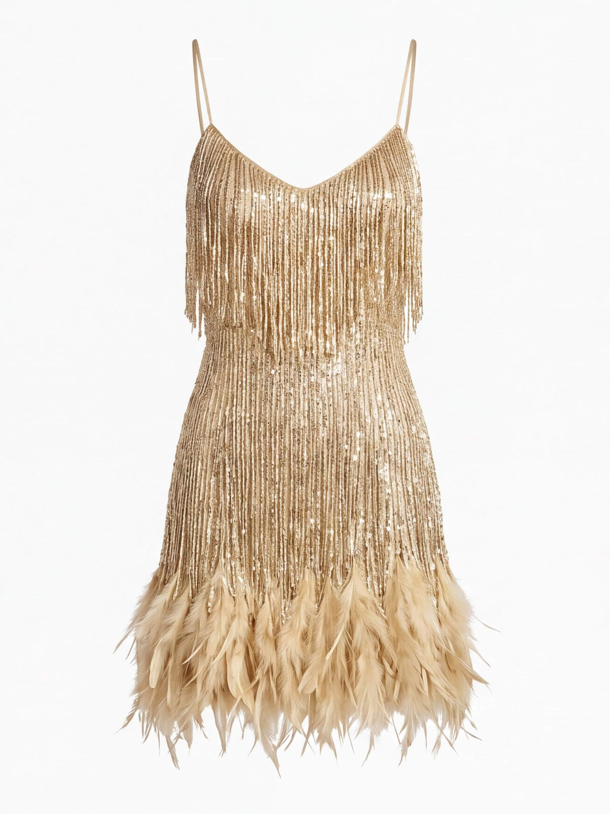 Women’s Fringe Detail Mini Party Dress