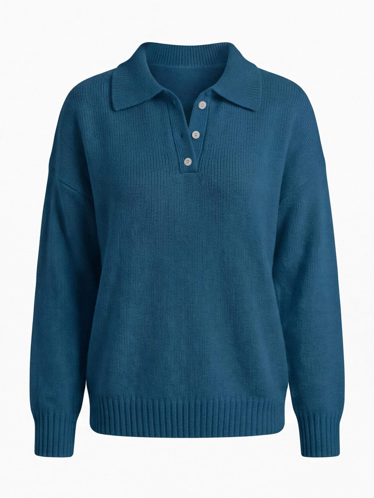 Women’s Collared Knit Pullover Sweater