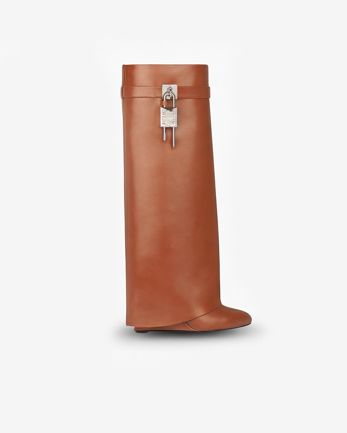 Women’s Decorative Zip Hardware Knee-High Boots