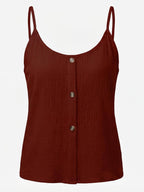 Women’s Button Front Textured Cami Top