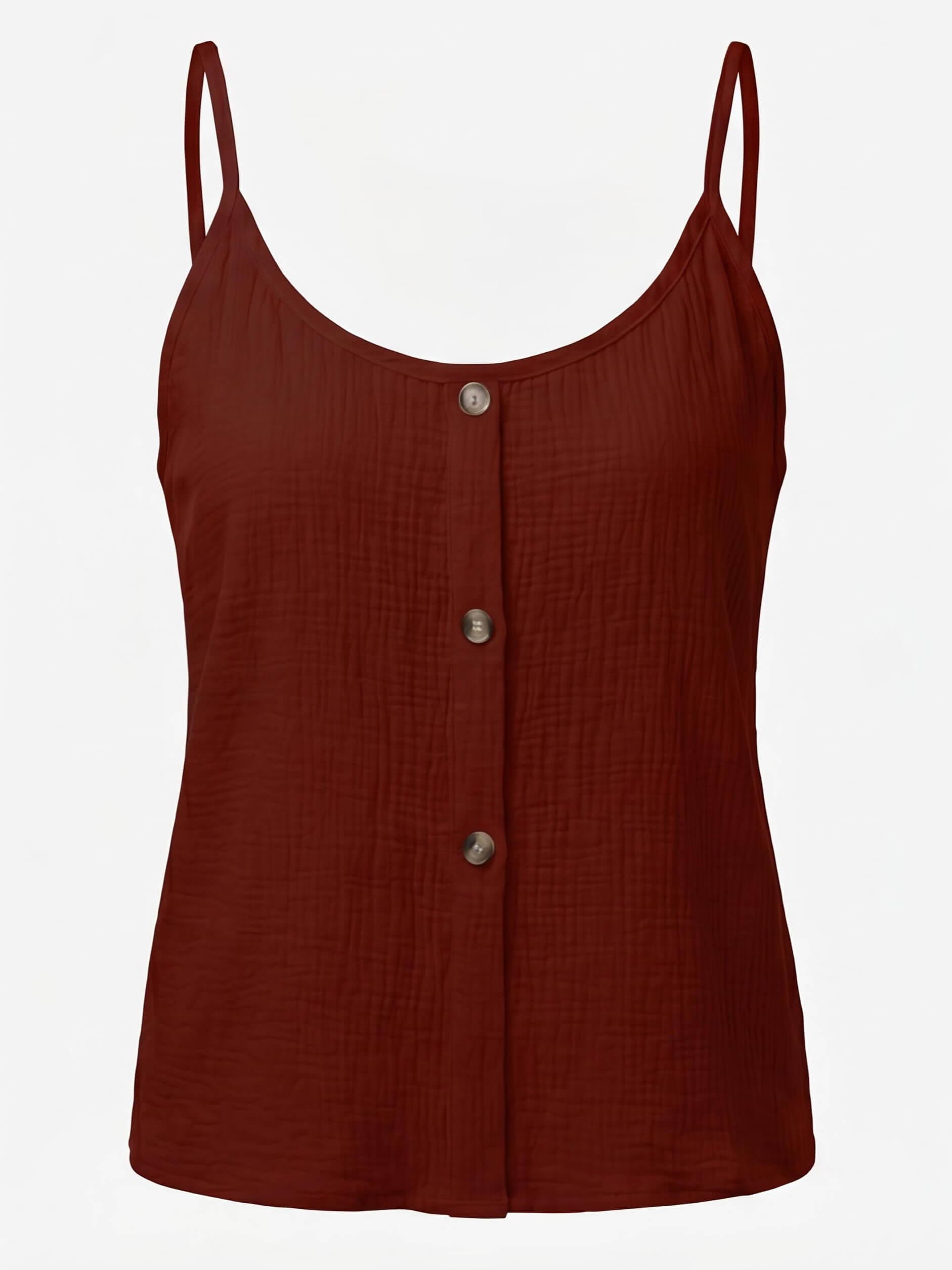 Women’s Button Front Textured Cami Top