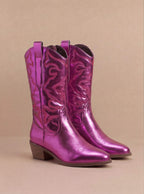 Nova Metallic Western Boots