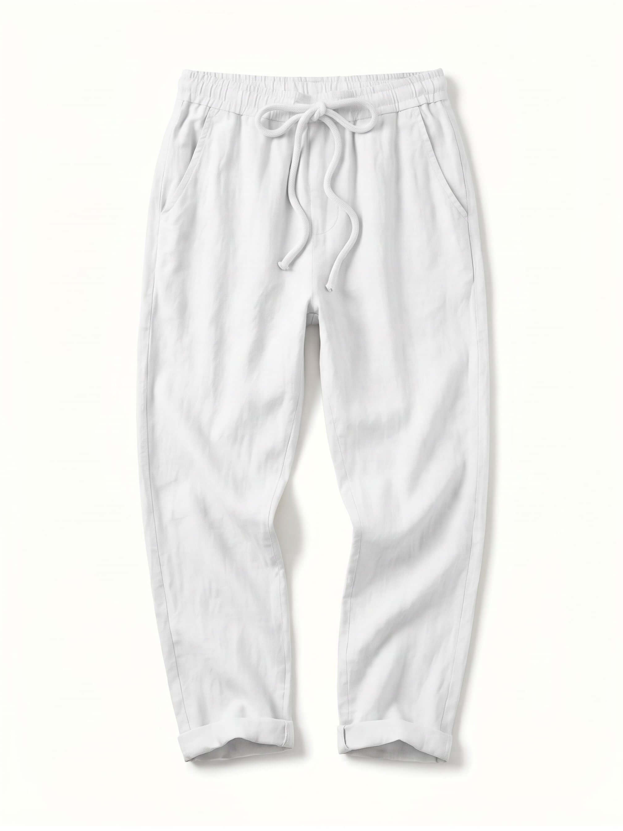 Women’s Drawstring Cuffed Tapered Trousers