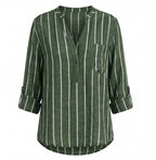 Women’s Striped Summer Blouse – Lightweight & Effortless Style