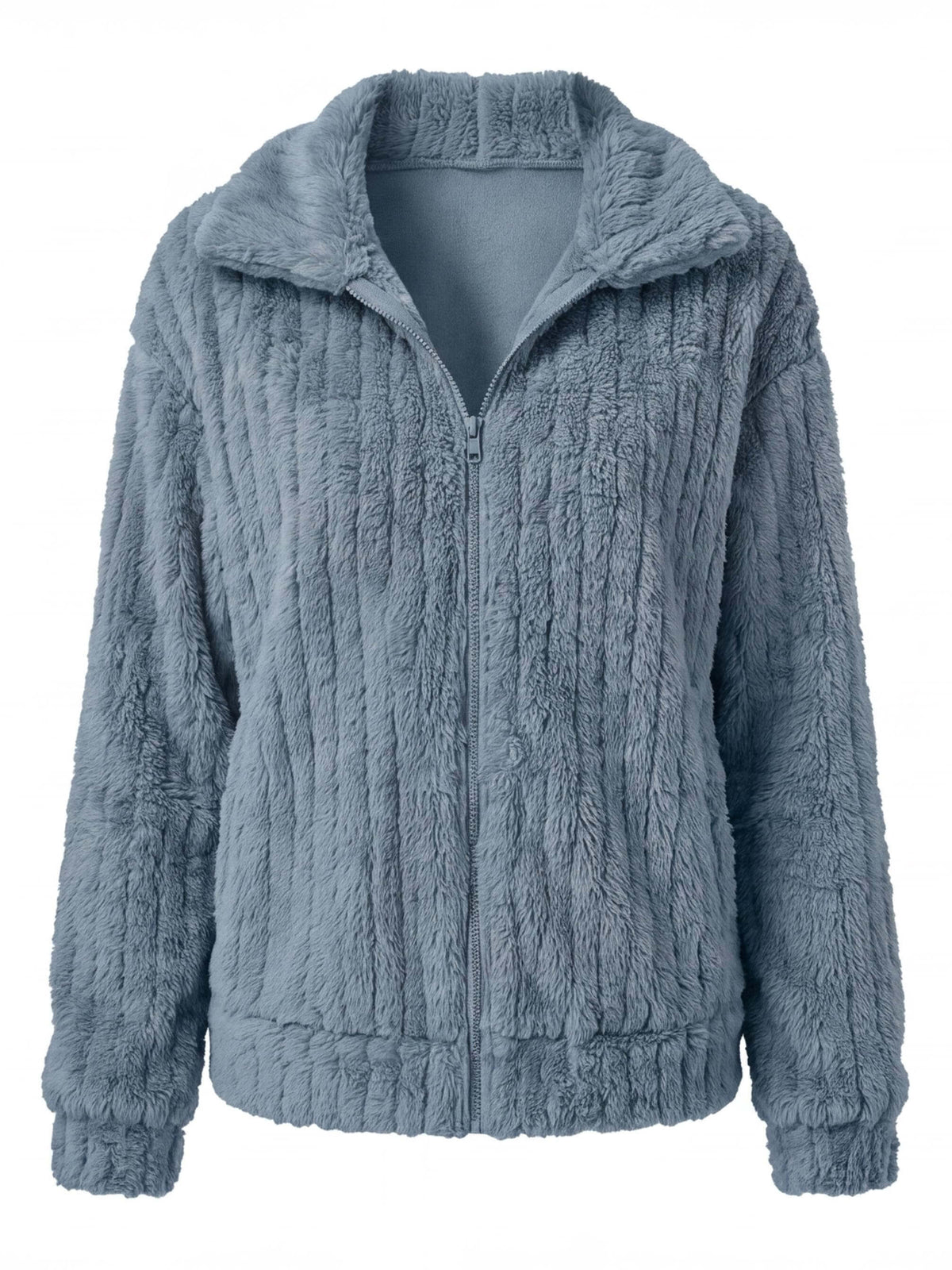 Women’s Plush Fleece Zip-Up Jacket
