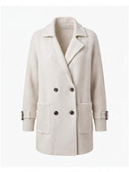 Women’s Belt Detail Button-Up Coat