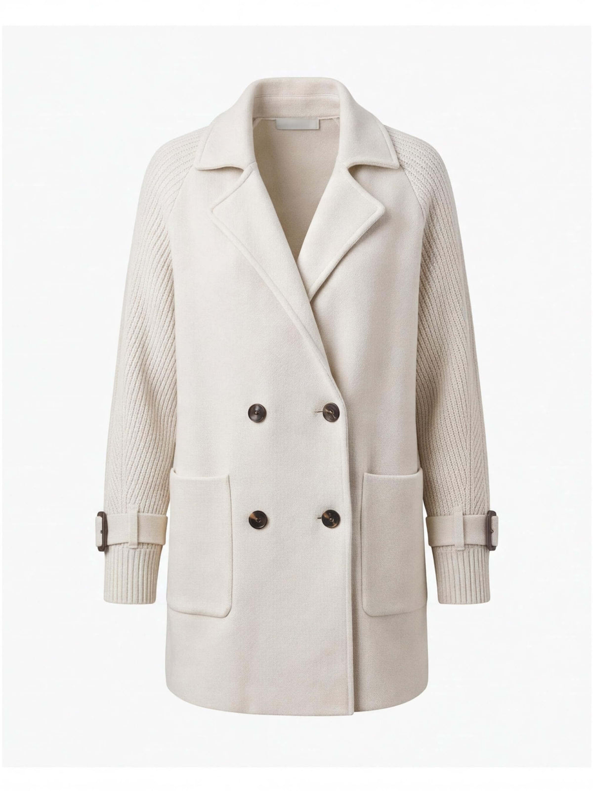 Women’s Belt Detail Button-Up Coat