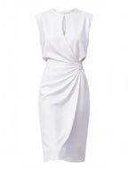Women’s Sleeveless Ruched Knee-Length Dress