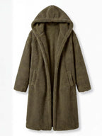 Women’s Hooded Faux Fur Long Coat
