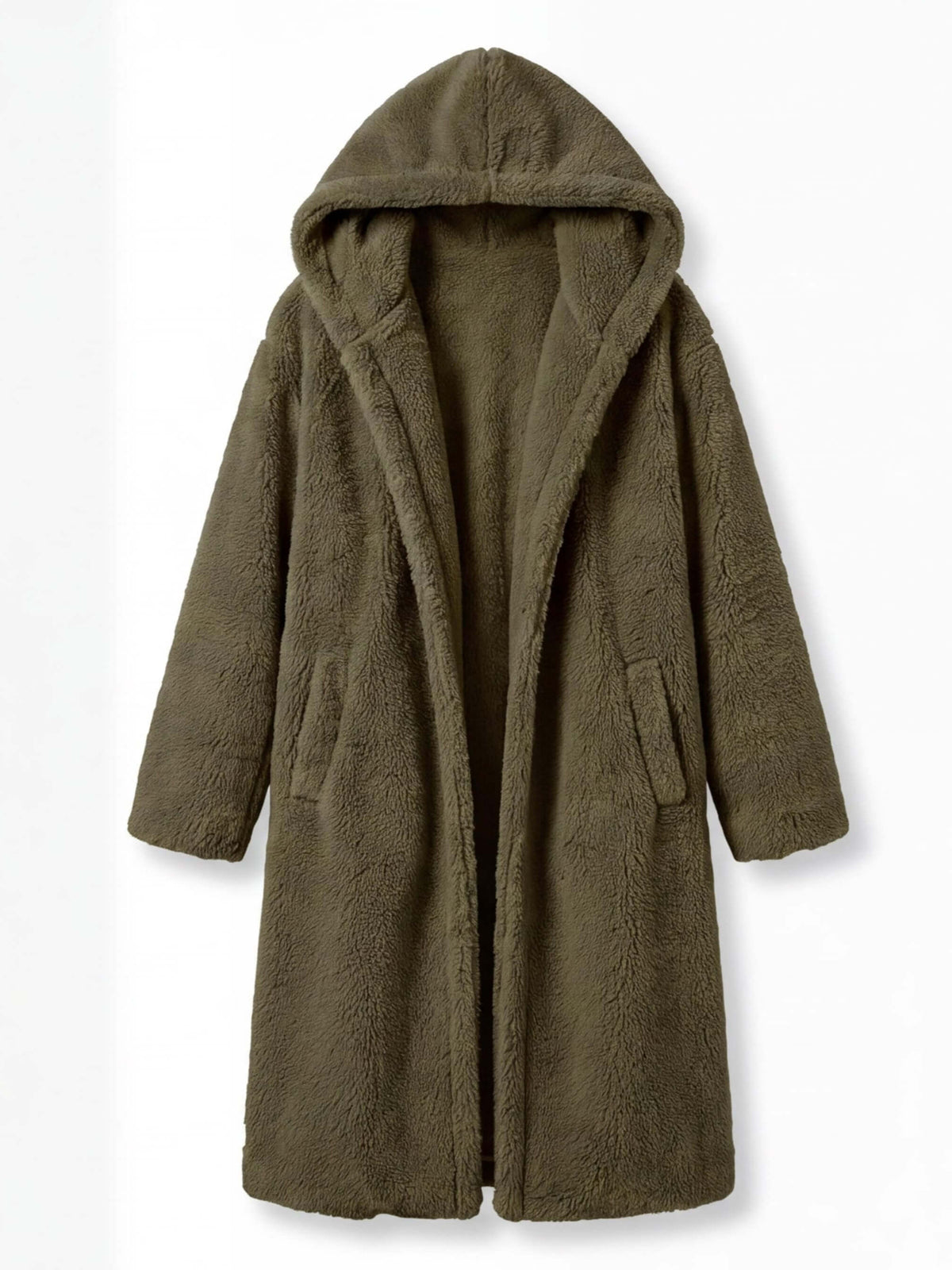 Women’s Hooded Faux Fur Long Coat