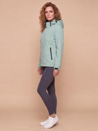 Women’s Hooded Zip Front Jacket
