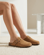 Women’s Flat Clogs- Buckle-Strap