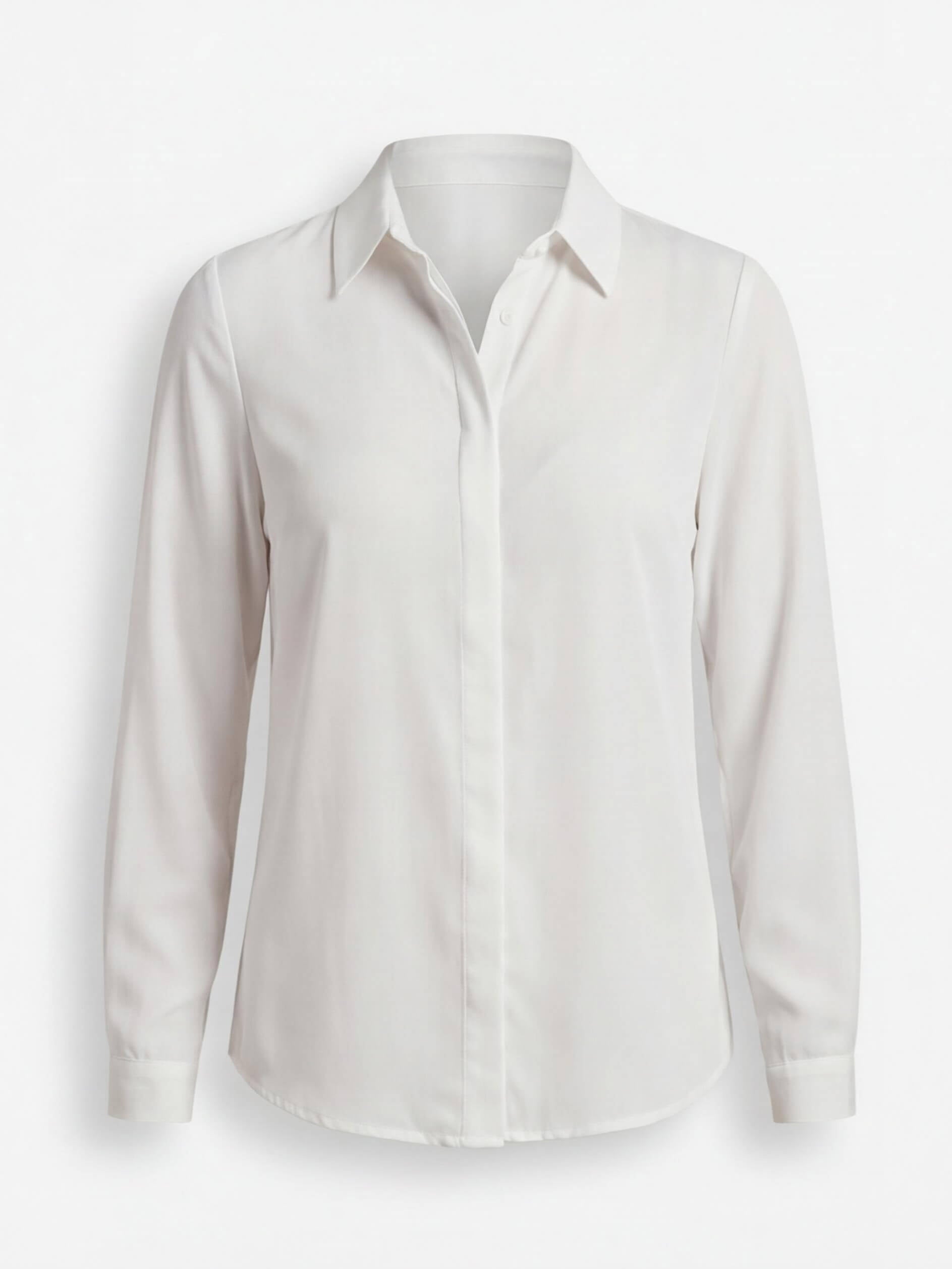 Elegant women's blouse with a classic collar