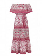 Women’s Off-Shoulder Floral Maxi Dress