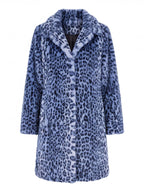 Women’s Leopard Print Faux Fur Coat