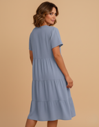 V-Neck Summer Dress – Light, Feminine & Effortless