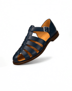 Women’s Flat Sandals- Buckle Fisherman