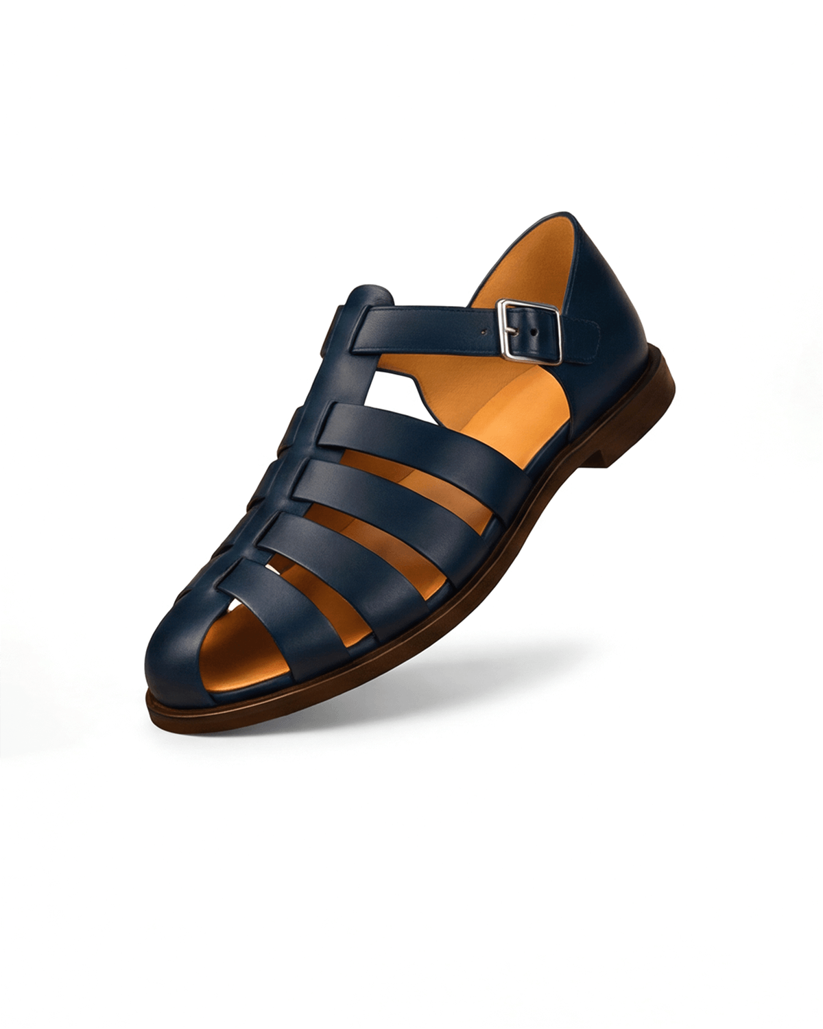 Women’s Flat Sandals- Buckle Fisherman