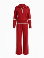 Women’s Quarter-Zip Knit Lounge Set