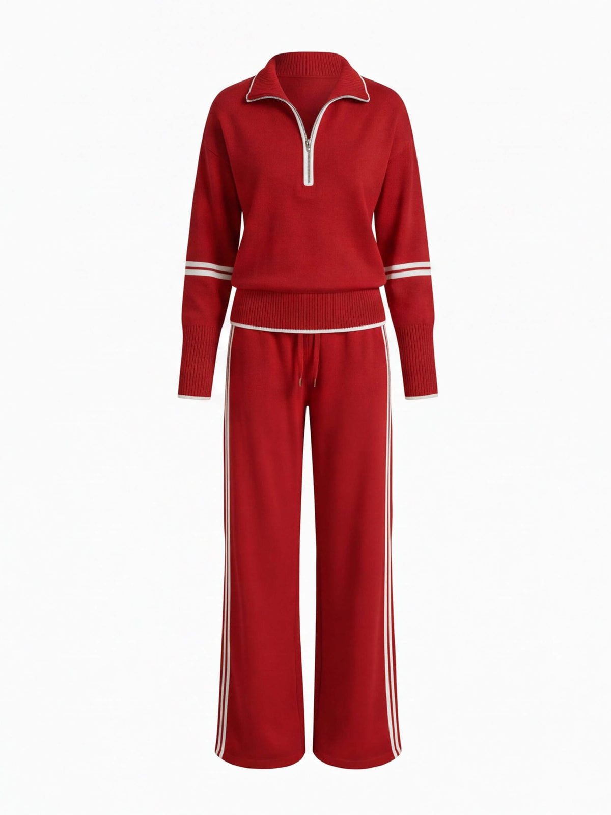 Women’s Quarter-Zip Knit Lounge Set