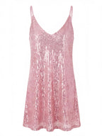 Women’s Sequin V-Neck Mini Party Dress