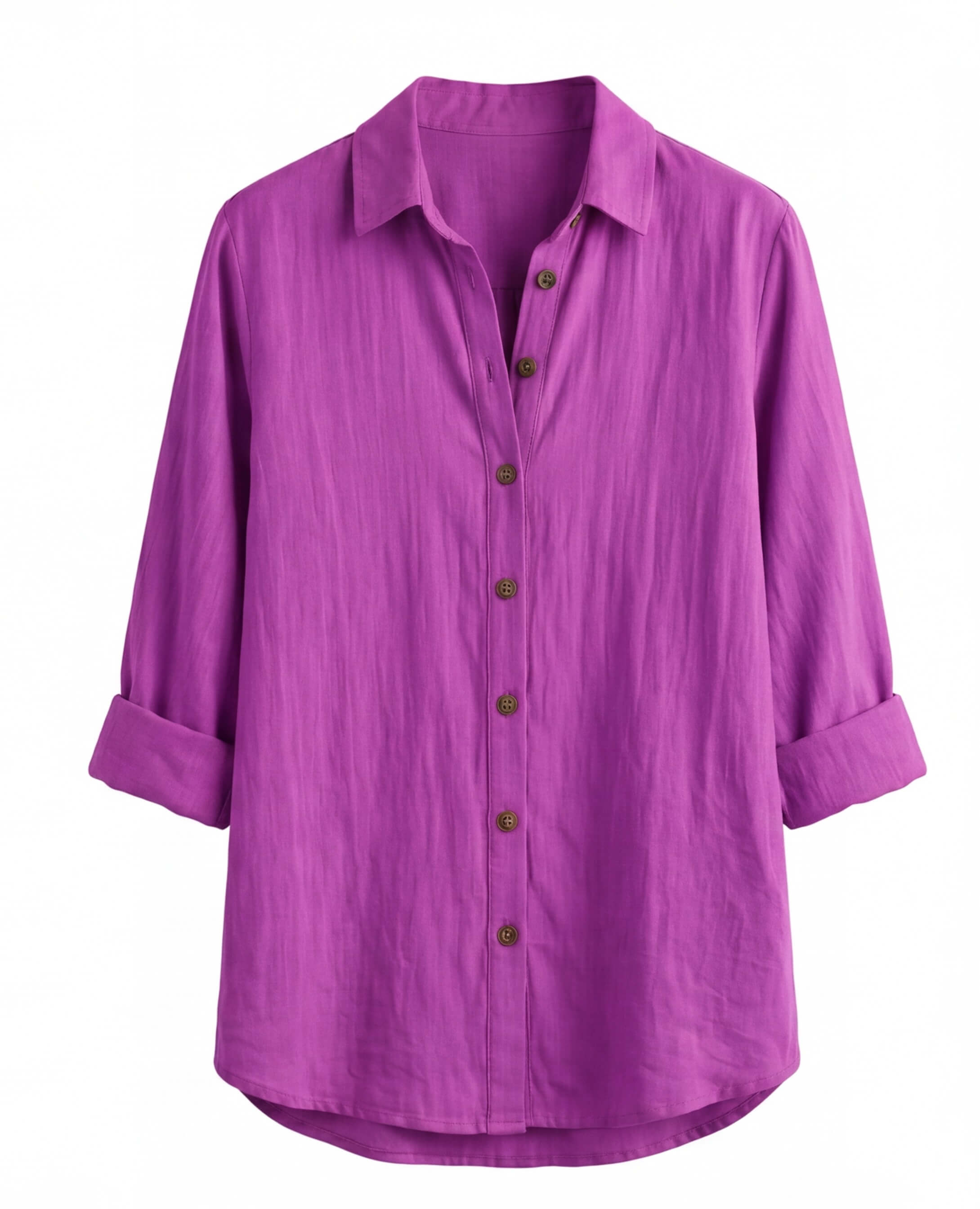 Women’s Top – Lightweight Long-Sleeve Relaxed Blouse