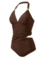 Women’s Halter Tankini Bikini Set