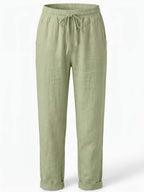 Women’s Drawstring Waist Tapered Trousers