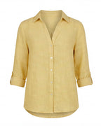 Women’s Breathable Floral Button-Down Blouse