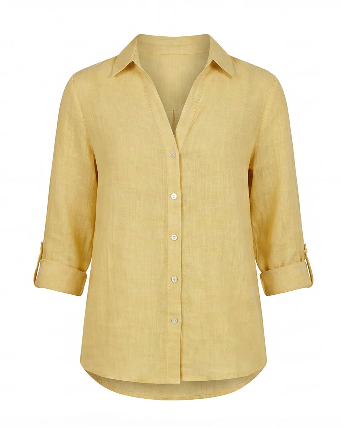 Women’s Breathable Floral Button-Down Blouse