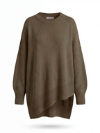 Women’s Oversized Knit Poncho Sweater