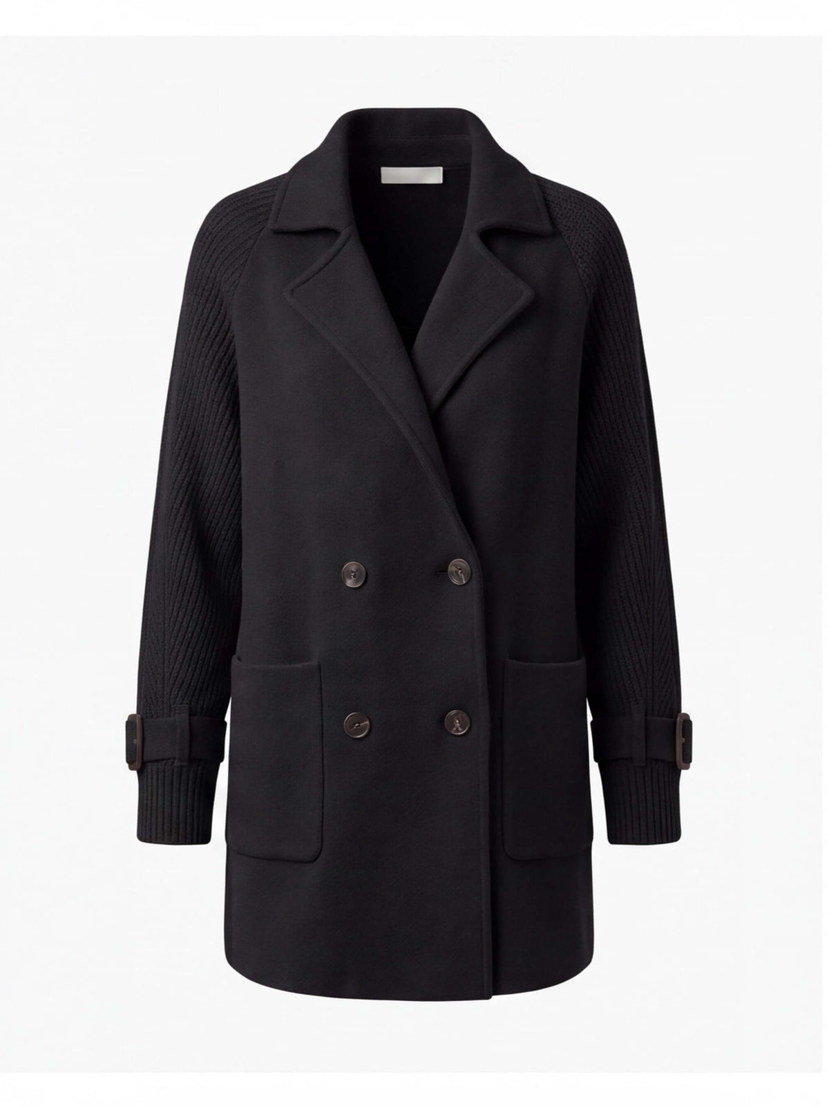 Women’s Belt Detail Button-Up Coat