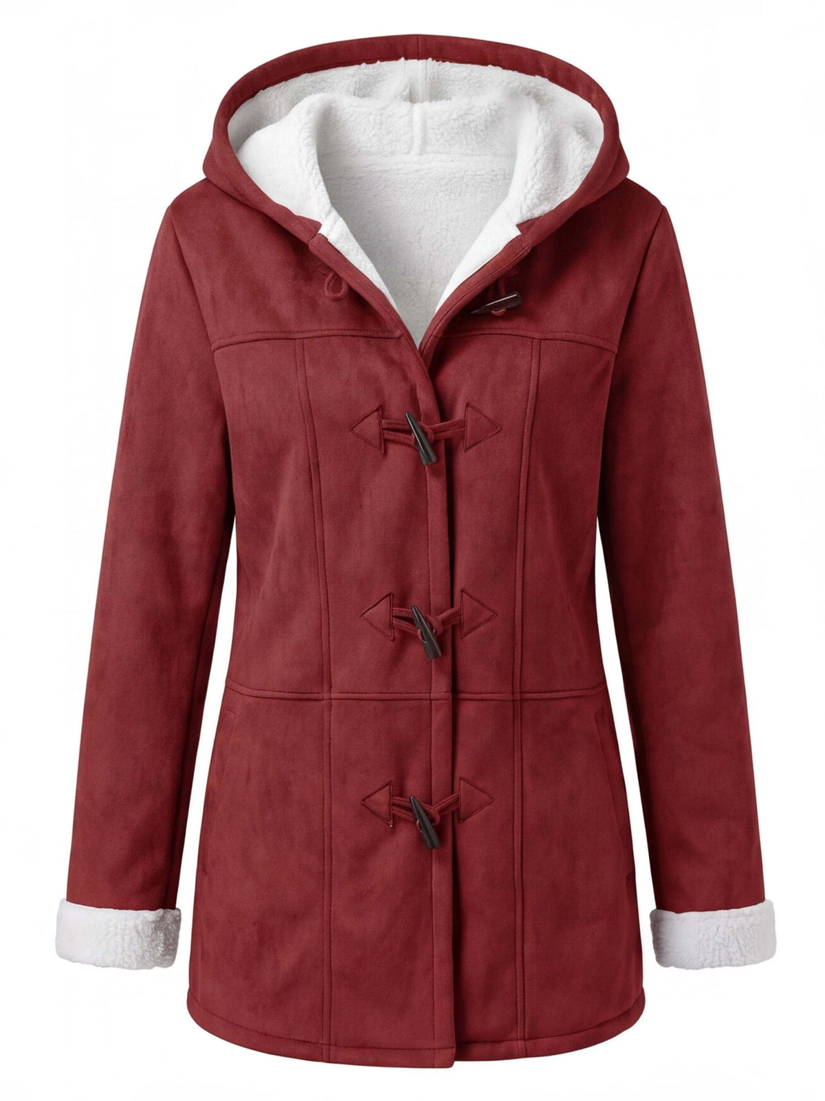 Women’s Hooded Toggle Front Coat