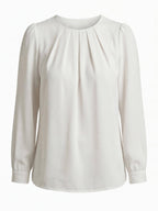 Women’s Pleated Blouse – Soft Draping & Elegant Everyday Style