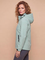 Women’s Hooded Zip Front Jacket