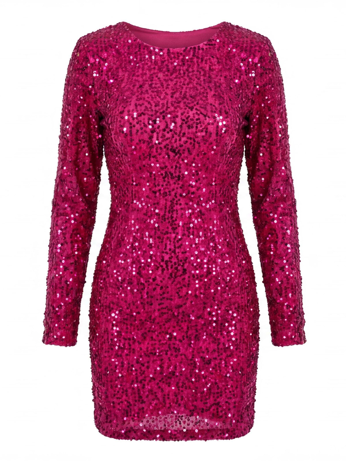 Women’s Long Sleeve Sequin Mini Party Dress