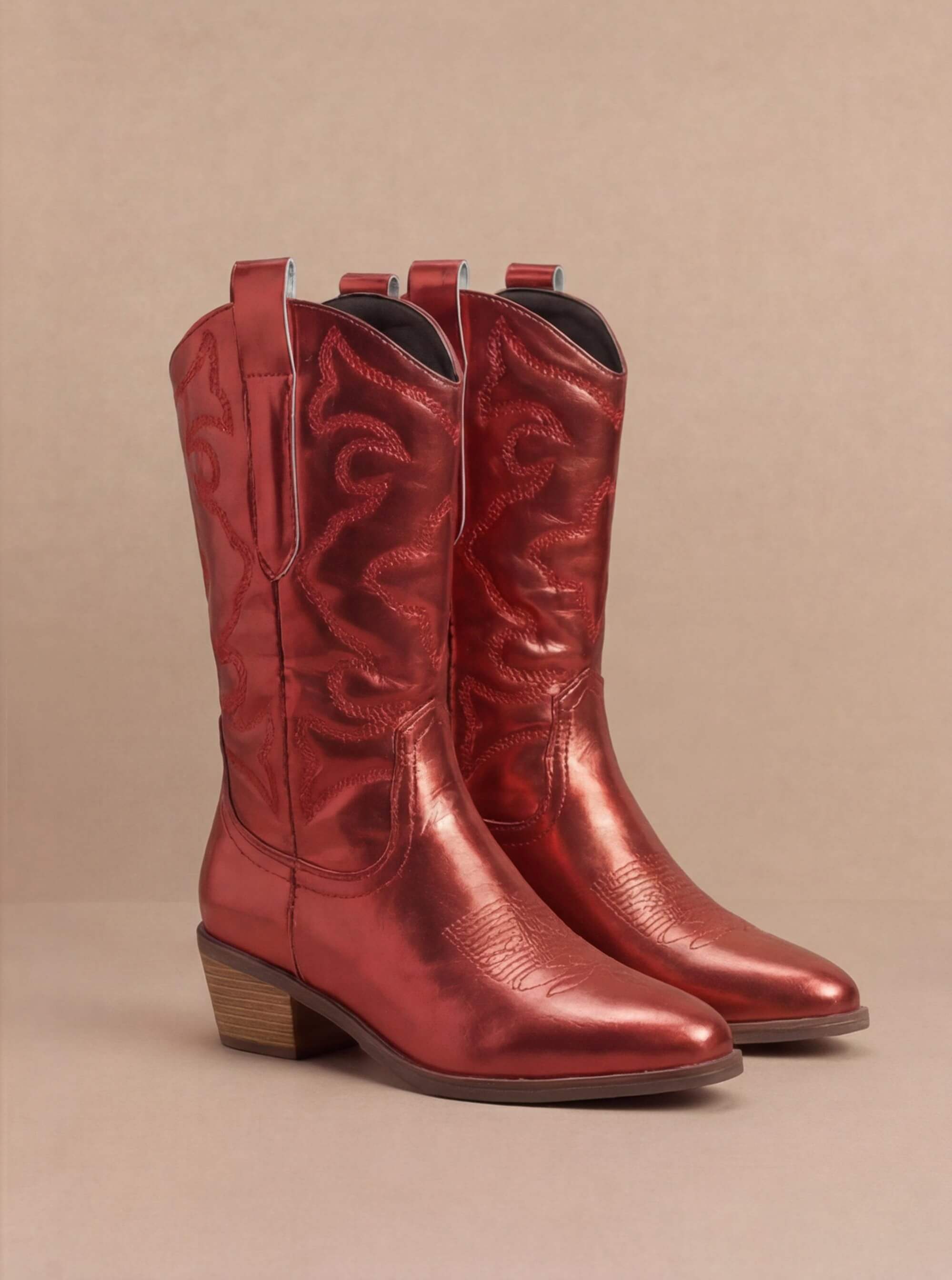 Nova Metallic Western Boots