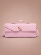 Women’s Woven Handle Shoulder Bag