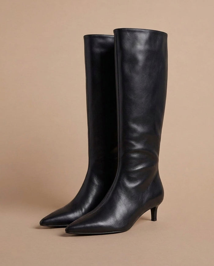 Aria Pointed Toe Knee-High Boots